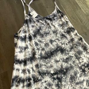 Black & white tie-dye tunic dress 🖤